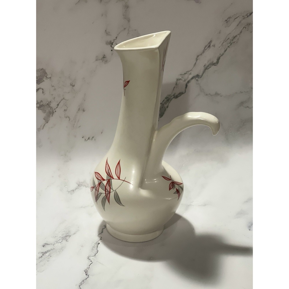 Rare Vintage Beswick England 1367 Ceramic Jug – Mid-Century Modern‎ Leaf Design - Picture 5 of 15